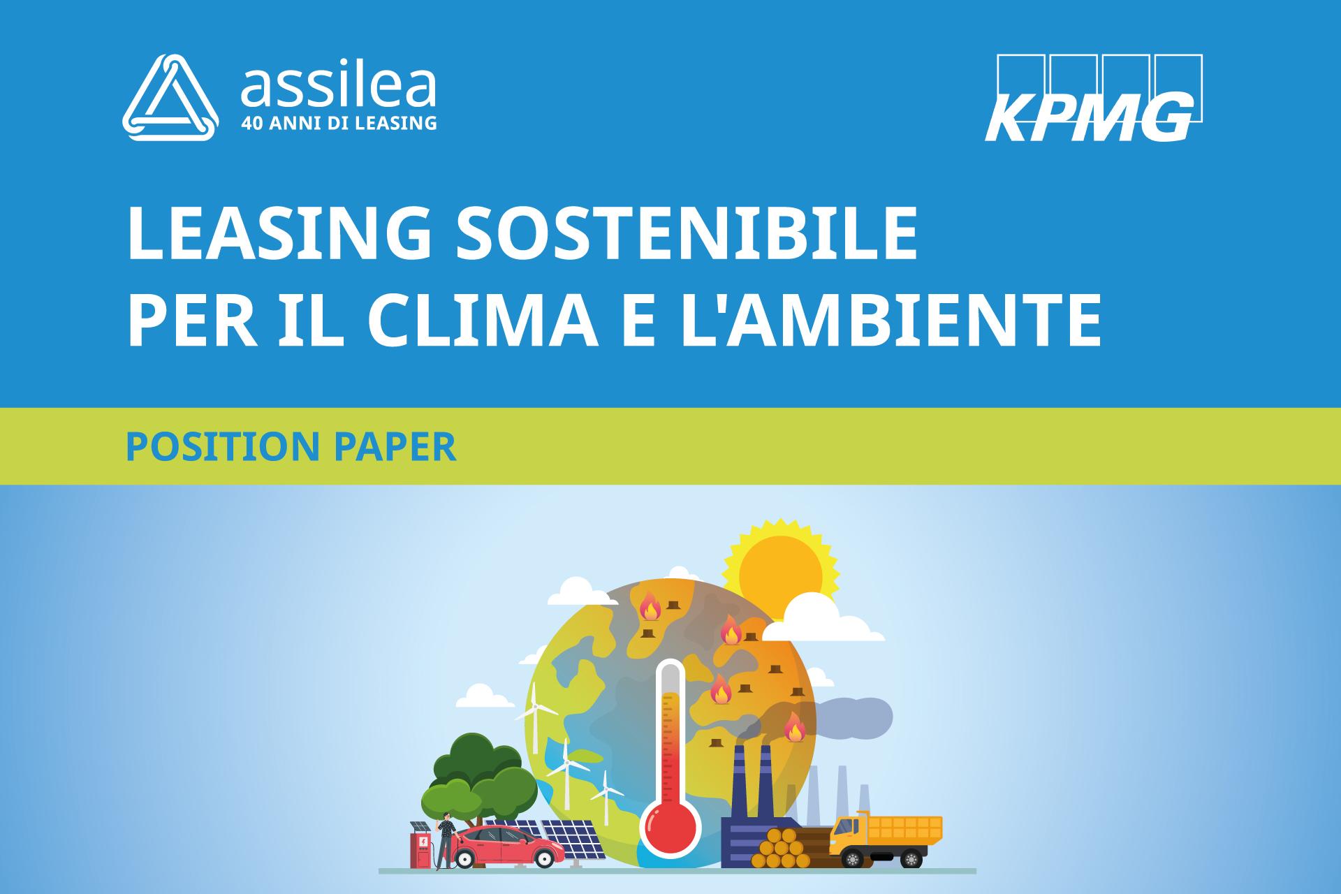 ASSILEA, "Leasing sostenibile per il Clima e l’Ambiente"